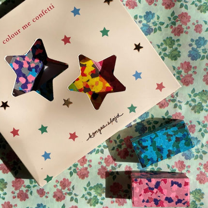 Confetti Krijtjes Multi Star koop je bij Babywinkel