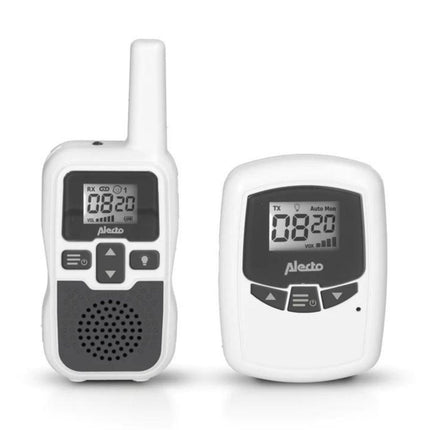 Alecto Babyfoon Dbx - 80 Wit/Antraciet Met Groot Bereik Tot 3.000 Meter koop je bij Babywinkel