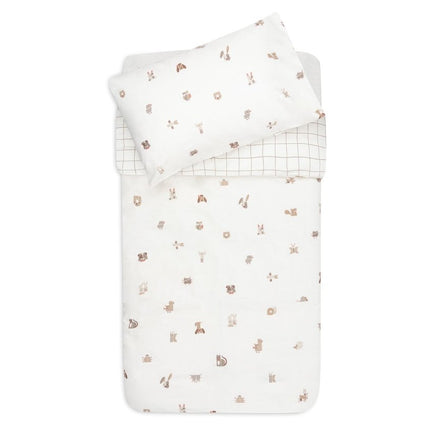 Jollein Dekbedovertrek Peuter Animal Friends 100X140Cm koop je bij Babywinkel