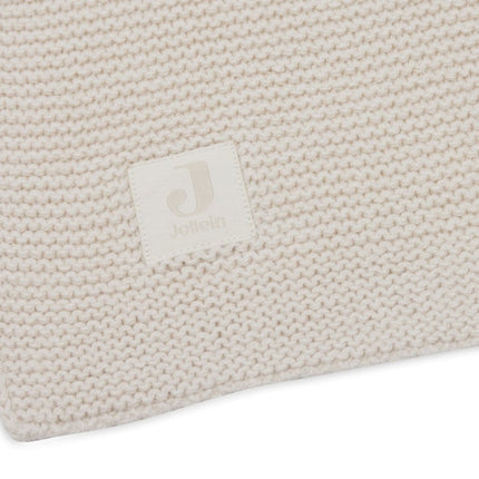 Jollein Ledikantdeken Basic Knit/ Oatmeal 100X150Cm koop je bij Babywinkel