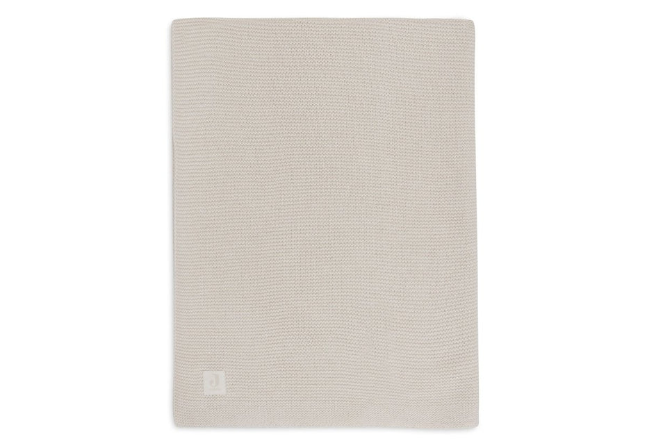 Jollein Ledikantdeken Basic Knit/ Oatmeal 100X150Cm koop je bij Babywinkel