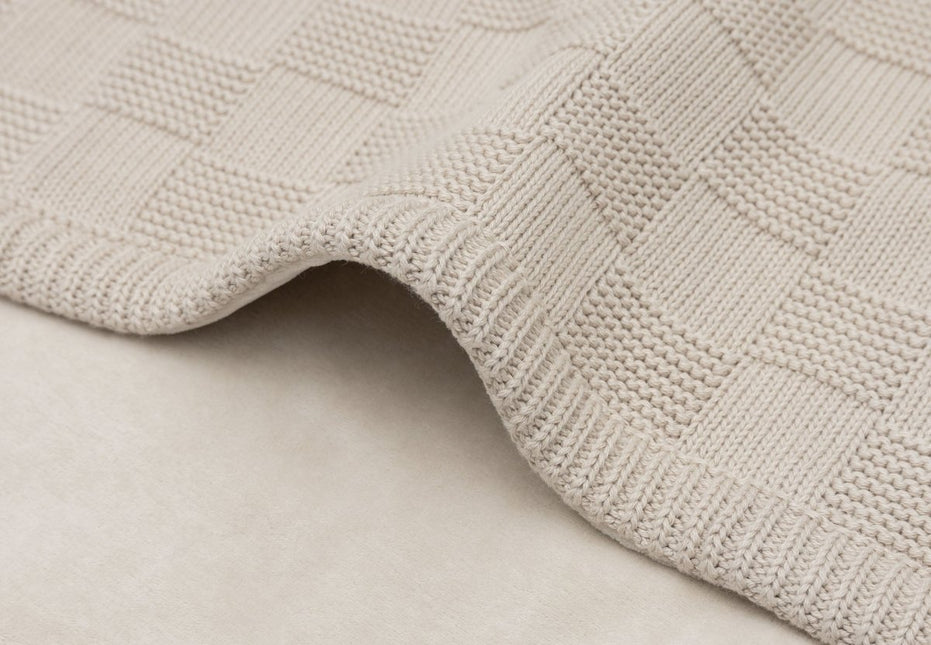 Jollein Ledikantdeken Warm Sand/Velvet 100X150Cm koop je bij Babywinkel