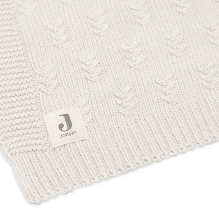 Jollein Ledikantdeken Grain Knit Oatmeal 100X150Cm koop je bij Babywinkel