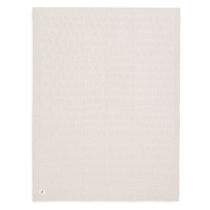 Jollein Ledikantdeken Grain Knit Oatmeal 100X150Cm koop je bij Babywinkel