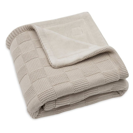 Jollein Wiegdeken Warm Sand/ Velvet 75X100Cm koop je bij Babywinkel