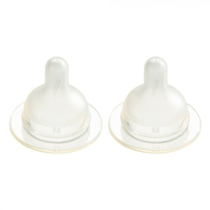 Difrax Flessenspeen Breed M (2 Stuks) koop je bij Babywinkel