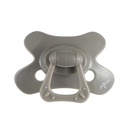 Difrax Speen 6+ Dental Uni Clay Grijs koop je bij Babywinkel