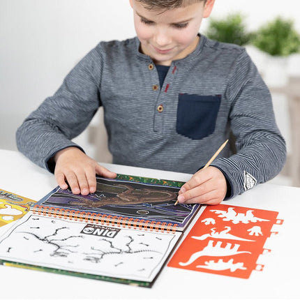 Dino Kras en Kleurboek in 1 koop je bij Babywinkel