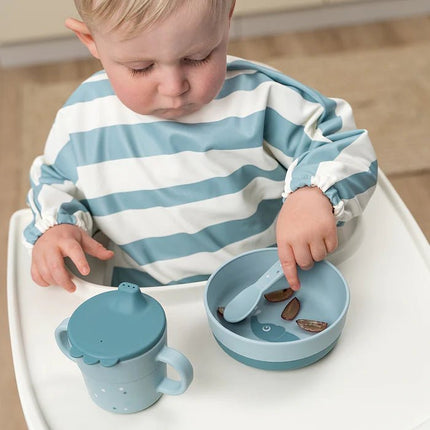 Done by Deer Baby Bestekset Happy Dots Blue koop je bij Babywinkel