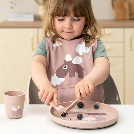 Done by Deer Baby Bestekset Happy Dots Powder koop je bij Babywinkel