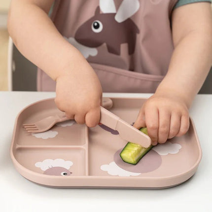 Done by Deer Baby Bestekset Happy Dots Powder koop je bij Babywinkel
