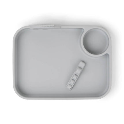 Done by Deer Baby Bordje Peekaboo Deer Friends Grey koop je bij Babywinkel