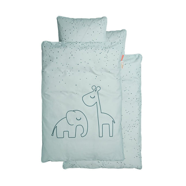 Done by Deer Dekbedovertrek Dreamy Dots Blue 70x100cm koop je bij Babywinkel