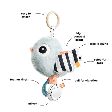 Done by Deer Hangspeeltje Birdee Blue koop je bij Babywinkel