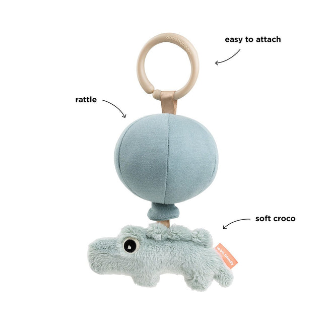 Done by Deer Hangspeeltje Croco Blue koop je bij Babywinkel