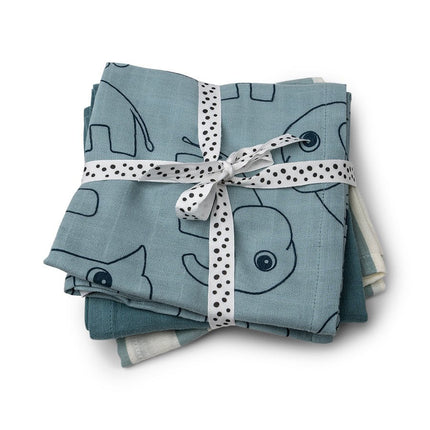 Done by Deer Hydrofiele Doek Deer Friends Blue 3st koop je bij Babywinkel