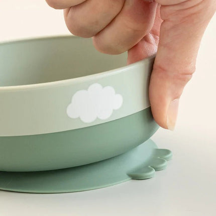 Done by Deer Kinderservies Happy Clouds Green koop je bij Babywinkel