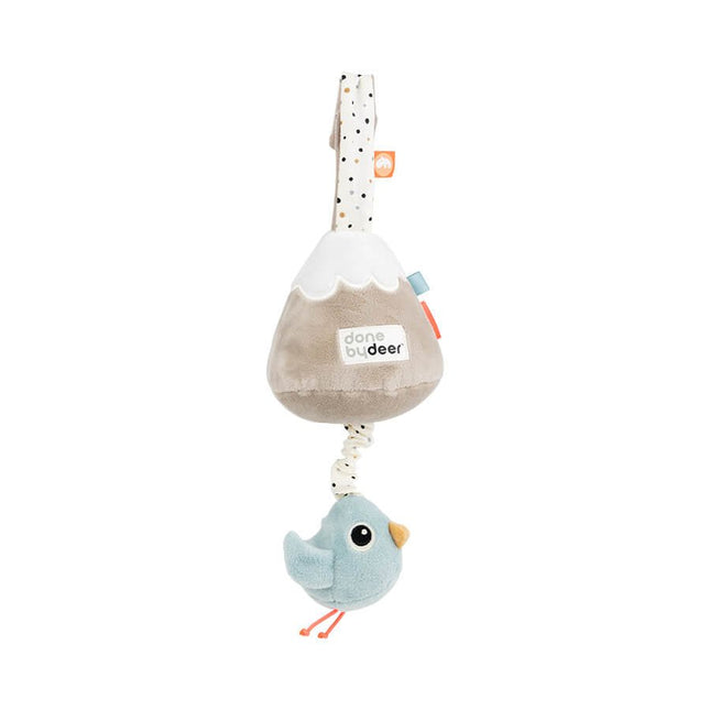 Done by Deer Muziekmobiel Bird Kleuren Mix koop je bij Babywinkel