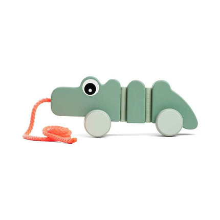 Done by Deer Pull along wiggle toy Croco Green koop je bij Babywinkel