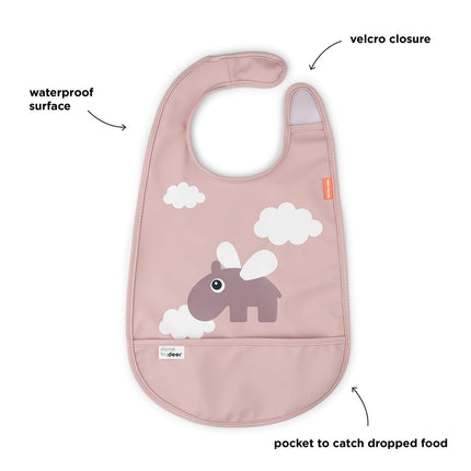 Done by Deer Slabbetje Happy Clouds Powder koop je bij Babywinkel