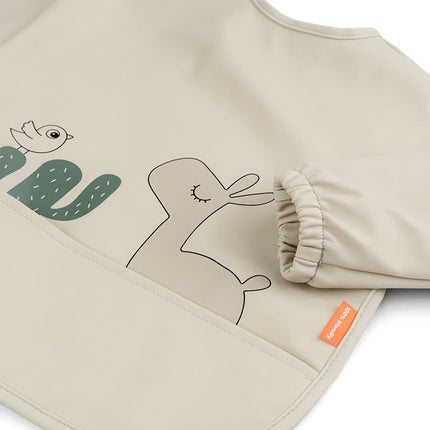 Done by Deer Slabbetje Met Mouwen Lalee Sand koop je bij Babywinkel