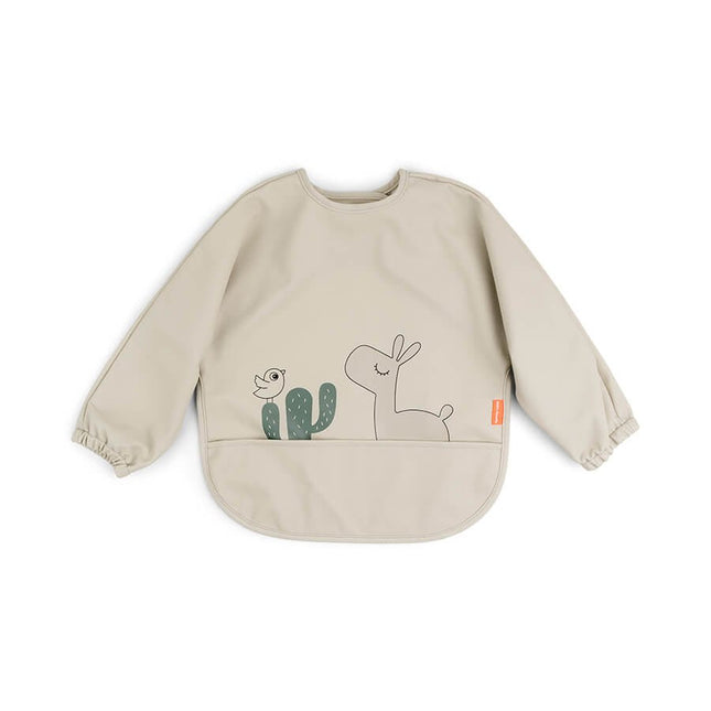 Done by Deer Slabbetje Met Mouwen Lalee Sand koop je bij Babywinkel