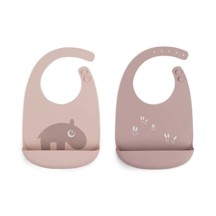Done by Deer Slabbetje Ozzo Powder 2st Siliconen koop je bij Babywinkel