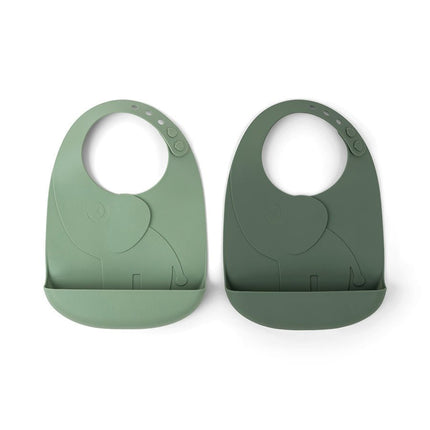 Done by Deer Slabbetje Peekaboo Elphee Green 2st koop je bij Babywinkel