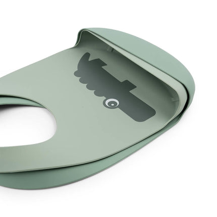 Done by Deer Slabbetje Silicone Croco Green 2st koop je bij Babywinkel