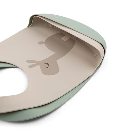 Done by Deer Slabbetje Silicone Lalee Sand/Green 2st koop je bij Babywinkel