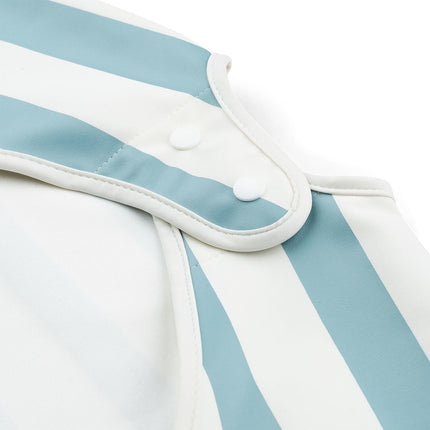 Done by Deer Slabbetje Stripes Met Lange Mouwen Blue koop je bij Babywinkel