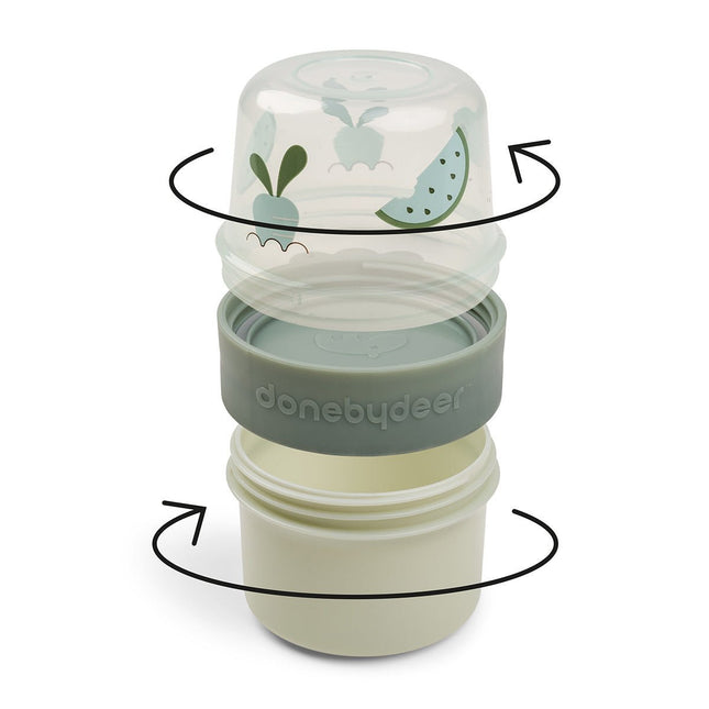 Done by Deer Snackbakje S Birdee Green 150ml koop je bij Babywinkel