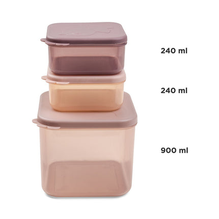 Done by Deer Snackbakje Set M Elphee Powder 3st koop je bij Babywinkel
