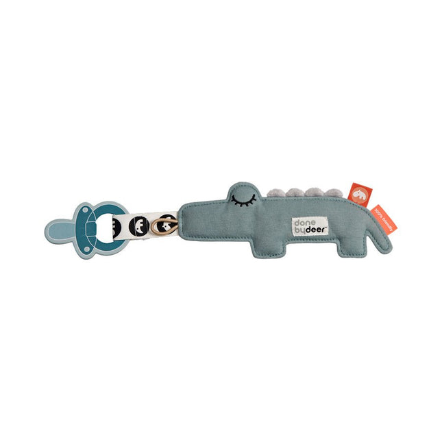 Done by Deer Speendoekje Croco Blue koop je bij Babywinkel