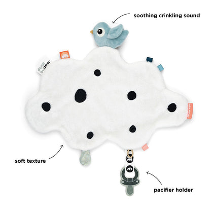 Done by Deer Speendoekje Happy Clouds Blue koop je bij Babywinkel