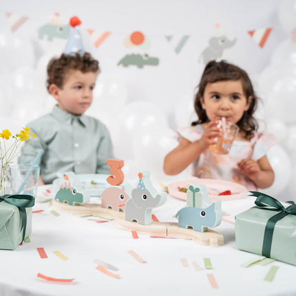 Done by Deer Verjaardagstrein Celebration Parade Deer Friends Colour Mix koop je bij Babywinkel