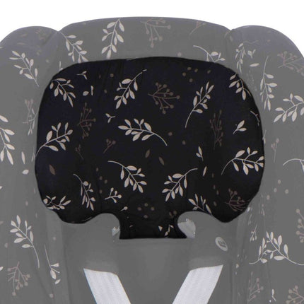 Dooky Autostoelhoes Leaves Black 62cm koop je bij Babywinkel