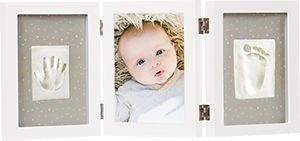 Dooky Geschenkdoosje Baby Print Triple Frame Kit Happy Hands koop je bij Babywinkel