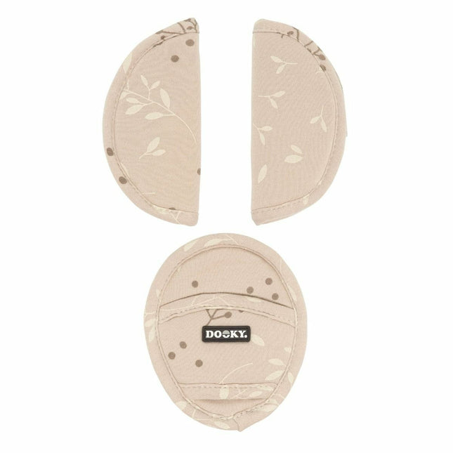 Dooky Gordelbeschermer Universal Pads Leaves Beige koop je bij Babywinkel