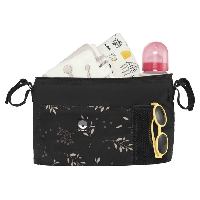 Dooky Kinderwagen Organizer Leaves Black koop je bij Babywinkel