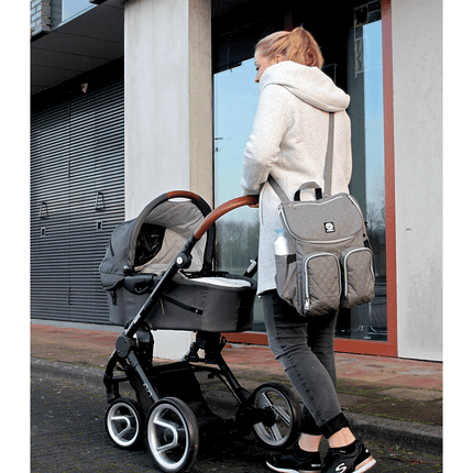 Dooky Luiertas Grey Melange koop je bij Babywinkel