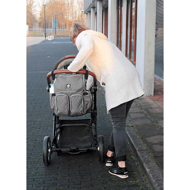 Dooky Luiertas Grey Melange koop je bij Babywinkel
