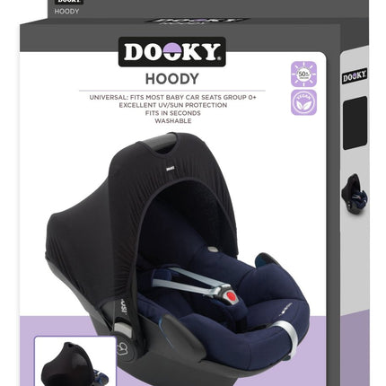 Dooky Maxi Cosi Zonnekap Hoody Zwart Zwart koop je bij Babywinkel