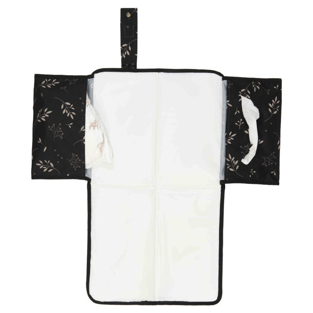 Dooky Verschoningsmat 3 In 1 Romantic Leaves Black koop je bij Babywinkel