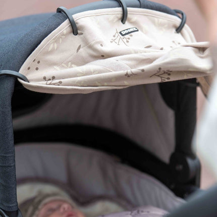 Dooky Zonnekap Universeel Leaves Beige koop je bij Babywinkel