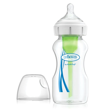 Dr. Brown's Options + Brede Halsfles 270ml koop je bij Babywinkel