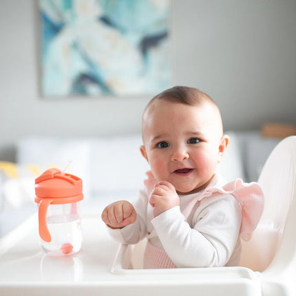 <tc>Dr. Brown's</tc> Babys första sugrörsmugg Coral 270 ml