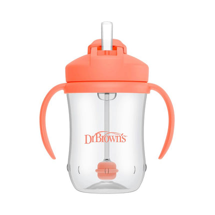 <tc>Dr. Brown's</tc> Babys första sugrörsmugg Coral 270 ml