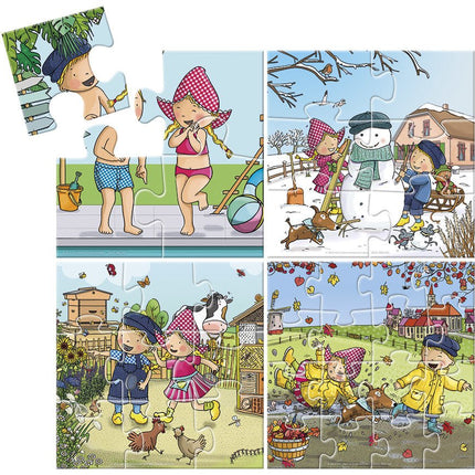 Fien & Teun 4 - In 1 Puzzel koop je bij Babywinkel