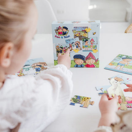 Fien & Teun 4 - In 1 Puzzel koop je bij Babywinkel